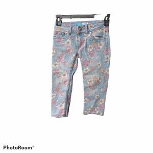 Levi's Strauss Girl Floral Print Capri Sz 6